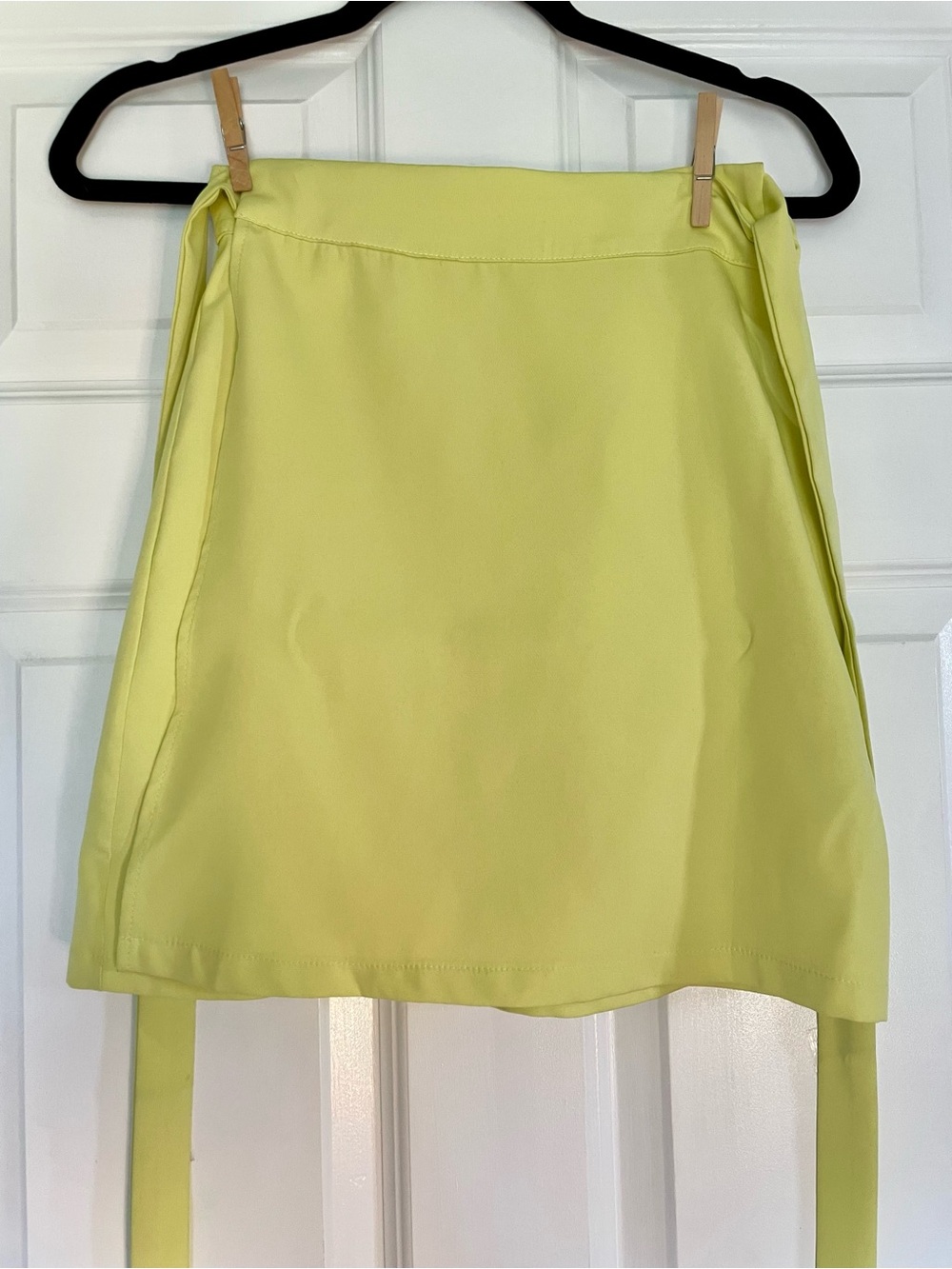 Cider Yellow A-Line Wrap Skirt